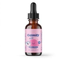 Gouttes liquides de citrate de magnésium pour enfants, sans sucre, avec camomille, pour favoriser le calme, la relaxation du sommeil et le bien-être digestif (OEM)