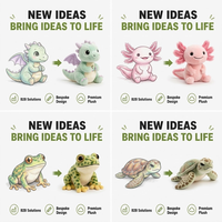 Peluche personnalisée colorée en forme de reptile/lézard, en coton PP et polyester, brodée, super douce, anti-stress, vente directe usine, OEM ODM