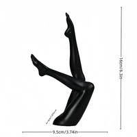 Sculpture moderne en résine élégante de jambe féminine, statue d'art abstraite en forme de corps humain pour la décoration intérieure d'hôtels et de maisons