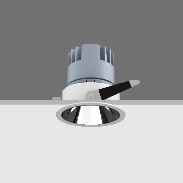 Aşağı ışık die-döküm alüminyum cob led downlight spot led tavan spot yuvarlak kapalı downlight