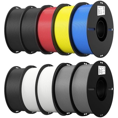 Noir*3+blanc*2+gris*2+bleu+rouge+jaune
