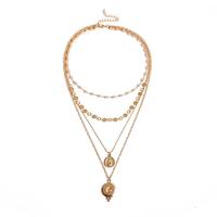VRIUA RTS Egiziano Faraone Nefertiti Collana Del Choker Delle Donne Dorato Dell'annata Antico Egitto Totem Della Collana Della Lega Dei Monili di Modo