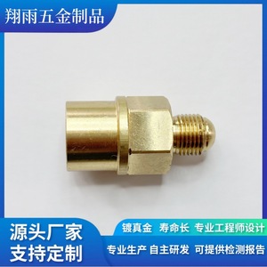 <b>Copper</b> Internal Hexagon <b>Screws</b> And Plugs 20mm Max Diameter 80mm Max Length Plug In Connectors Finishing Accuracy Custom Made - Product Image 2