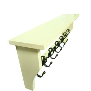 Organisateur de rangement mural moderne pour la maison, porte-manteau avec 6 crochets pour salle de bain, cuisine, armoire, étagère de présentation robuste - Product Image 3