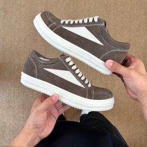 Zapatillas Deportivas Casuales de Lona Marrón con Forro de Malla, Antideslizantes, con Detalles Blancos, para Hombre - Product Image 2