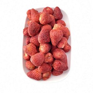 Số lượng lớn không đường đông khô dâu tây bông tuyết sắc nét Nougat nướng nguyên liệu chua Snack toàn bộ mô hình GMO chân không - Product Image 4