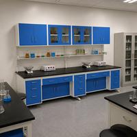 Meuble de laboratoire : Banc de laboratoire de pathologie, Table de travail longue avec évier, Table îlot de laboratoire, Table murale