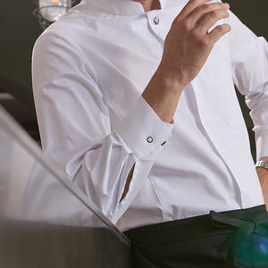 Uniformes de Camarero Personalizados para Catering, Overoles Blancos para Hotel para Hombres y Mujeres - para Cafeterías, Restaurantes de Hot Pot y Restaurantes Occidentales al por Mayor - Product Image 3