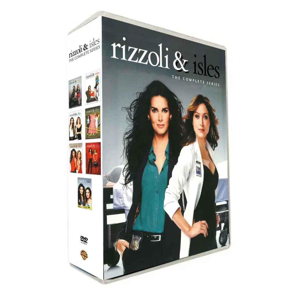 Livraison gratuite shopify DVD FILMS TV show Films Fabricant approvisionnement d'usine Rizzoli isles LA SÉRIE COMPLÈTE disque 24dvd