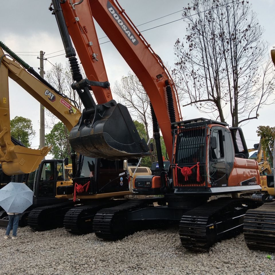 Экскаватор Doosan DX225LC, оригинальная Корейская строительная техника, 22-тонный гидравлический экскаватор для добычи, землеройных работ