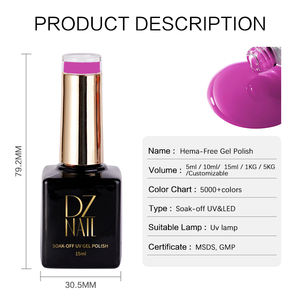 Gel à ongles chaud 2026 - Haute couvrance, durcissement <span class=keywords><strong>UV</strong></span>/<span class=keywords><strong>LED</strong></span>, sans HEMA ni TPO, longue durée, facile à retirer, plus de 5000 couleurs, OEM - Product Image 2