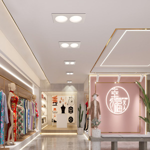 Lámpara LED Comercial Empotrable en Techo, 2x Sin Marco, Aluminio Blanco, 4100K, Alimentación CA, 50000H de Vida Útil, CRI 90, Regulable - Product Image 6