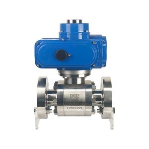Vanne à boisseau sphérique électrique DN32 3 pouces en acier inoxydable, vanne de régulation d'eau haute pression - Product Image 1