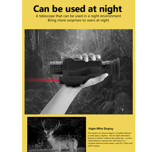 Monoculaire numérique de vision nocturne 32 Go avec zoom numérique 8x et grossissement optique <span class=keywords><strong>4x</strong></span>, télescope numérique infrarouge de vision nocturne - Product Image 5