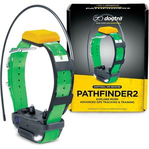 Collier de suivi GPS Dogtra Pathfinder2 avec récepteur supplémentaire, lumière LED verte, étanche, suivi en temps réel, entraînement du comportement - Product Image 1