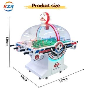 Machine de jeu de football de table interactive pour enfants et parents, jeu d'arcade de football de table sous dôme à monnayeur pour divertissement intérieur - Product Image 6