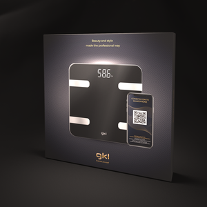 Báscula Digital Fitblue300 Negra, 58.6 kg, Medición de Grasa Corporal, Báscula Inteligente con Conectividad a Aplicación Móvil para Seguimiento de Salud - Product Image 6