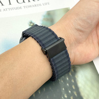 Bracelet de montre de course à pied en nylon Upro 22 mm avec fermeture auto-agrippante pour HUAWEI GT6/GT5 Pro, bracelet pour Samsung Galaxy Watch