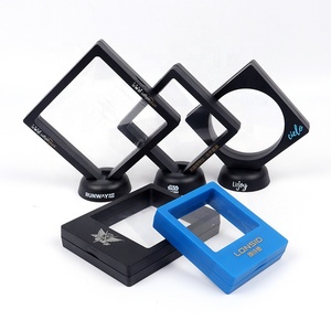 7X7 9X9Cm Mỏng Treo Khung Hiển Thị Trường Hợp 3d Nổi Trong Suốt Vuông Pvc Nhựa Pe Phim Bao Bì Chống Bụi Hộp Đồ Trang Sức - Product Image 2