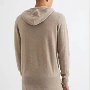 Len Hoodies Người Đàn Ông Của Ấm Cúng Dệt Kim Quá Dài Áo Đặt Mùa Đông Nhà Mặc Đồ Ngủ Dài Tay Áo Đan Cardigan Áo Len