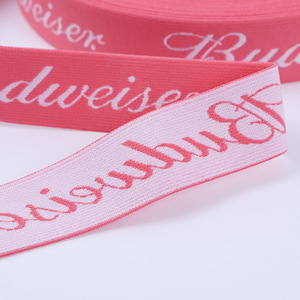 3cm Nylon Jacquard đàn hồi ban nhạc Xương Cá Phong Cách thư in cho quần cho vật nuôi cổ áo - Product Image 2