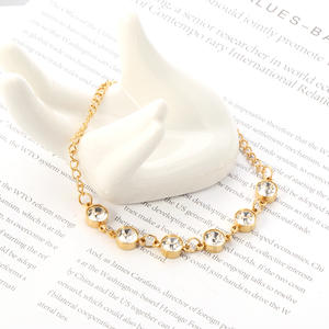 Weißer Zirkon-Anhänger Kettenarmband-Design für Frauen und Mädchen zum Großhandelspreis als Sommergeschenk - Product Image 6