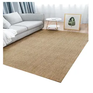 cheap Latex Back Sisal Jute Carpet for Home Use Wholesale Living Room Bedroom Sisal Carpet