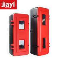 Cabinet en plastique de l'extincteur 10LBS 6KG Firebox couleur rouge et noire