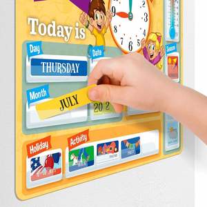Nuevo Calendario Magnético Visual Diario para Niños, Calendario para Niños Pequeños, Aprendizaje para el Hogar - Product Image 5
