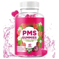Bonbons gélifiés naturels saveur fraise pour soulagement menstruel et soutien hormonal pour femmes adultes – Service de marque privée personnalisé