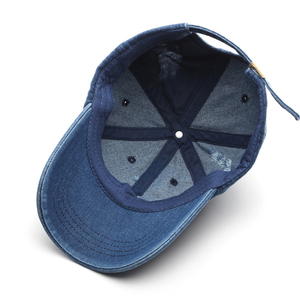 Wholesale Classic Summer Unisex Denim <b>Baseball</b> <b>Cap</b> Fashionable Sun Protection Sports <b>Cap</b> for <b>Men</b> and Women - Product Image 5