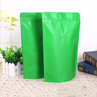 Sac d'emballage en plastique PE de qualité alimentaire avec finition mate, sac en aluminium Mylar sans impression, vente en gros, sac anti-odeur