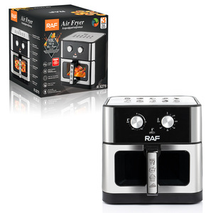 Nouvelle friteuse à air à circulation 360°, lancement récent, approvisionnement direct usine, prix abordable, design en acier inoxydable, très vendue - Product Image 1