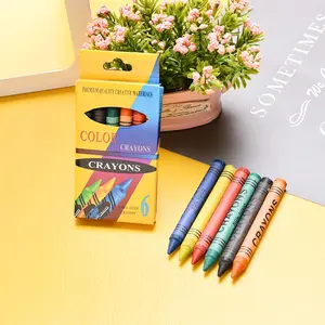 أقلام تلوين للأطفال جديدة غير سامة تستخدم 6/8/مجموعة لوازم فنية رسم أقلام تلوين مع شعار مخصص