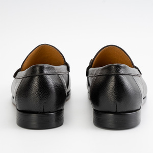 Cvepval Mocasines de cuero con punta cuadrada para hombre, zapatos de vestir con hebilla, cómodos para uso informal de negocios - Product Image 4