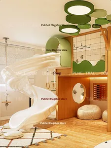 <span class=keywords><strong>Lit</strong></span> superposé moderne au design créatif, <span class=keywords><strong>lit</strong></span> <span class=keywords><strong>pour</strong></span> garçon de 1,5 m avec toboggan rotatif, bois massif, <span class=keywords><strong>lit</strong></span> <span class=keywords><strong>pour</strong></span> enfants écologique en forme de cabane dans les arbres - Product Image 3