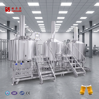Équipement d'usine de fabrication de bière HEM Hermann, système de brassage de bière de 2000 L, origine Shandong, garantie de 6 ans, facile à utiliser