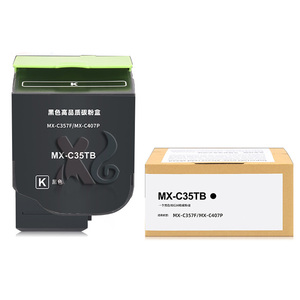 MX-C35TB Nuova Cartuccia Toner Compatibile per Stampanti <span class=keywords><strong>Sharp</strong></span> MX-C357F MX-C357 MX-C407P MX-C407 C357 C407 MX-C35TC MX-C35TM MX-C35TY - Product Image 1