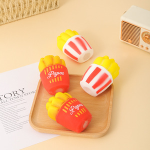 Hot Selling TPR Simulated Food French Fries Squishy Stick Stretchy Decompression Sensory <b>Squeeze</b> Toy for Kids and Adults - Product Image 2