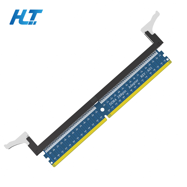 288 Pin DDR4 Desktop RAM Adapter with Long Fixed Buckle for Test Protection Card for DDR 4 Memory Module PCB Accessory in Stock