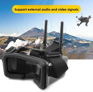 5,8G 40-канальные двойные антенны FPV очки монитор видео очки гарнитура HD W/5,8G 25mW передатчик для FPV гоночных дронов RC автомобилей - Product Image 5