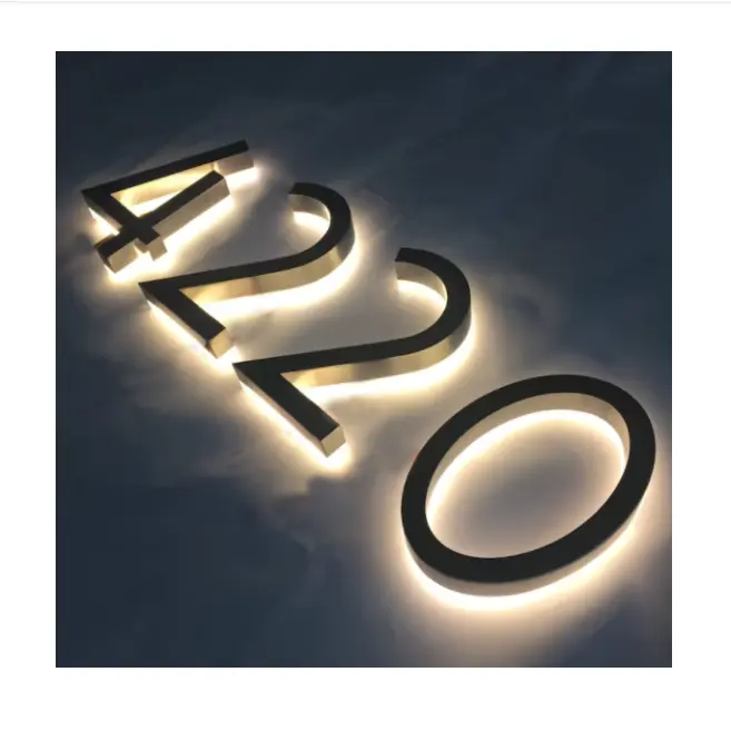Outdoor Waterproof Led Letter Sign 3D Led Channel Letter Sign Shop Frontlit Letter luminous Logo