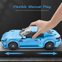GranTurismo 1: 24 Maserati, producto autorizado a nivel mundial, juego de bloques de construcción de diseño Original, 384 Uds., modelo de coche de carreras superdeportivo