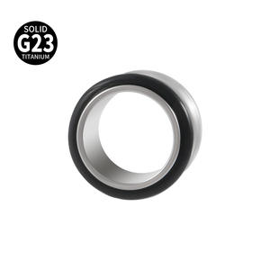 Getta ASTM F136 titanio forma geométrica túnel tapones calibres pendiente expansor oreja cuerpo Piercing joyería boda mujeres hombres - Product Image 5