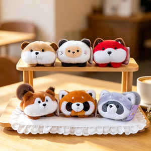 Magnete da Frigorifero in Peluche a Forma di <span class=keywords><strong>Animali</strong></span> della Foresta (Procione, Volpe, Lontra, Panda Rosso) - Ingrosso Fabbrica OEM ODM - Articolo Regalo Premium per Decorazioni Casa - Product Image 3