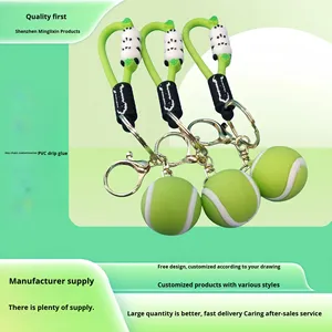 จี้เทนนิสรูปมาสคอต ปี 2026 ของขวัญสร้างสรรค์ ขายส่ง รับผลิตตามสั่ง สำหรับของขวัญของเล่นในสหรัฐอเมริกา แคนาดา เม็กซิโก - Product Image 2