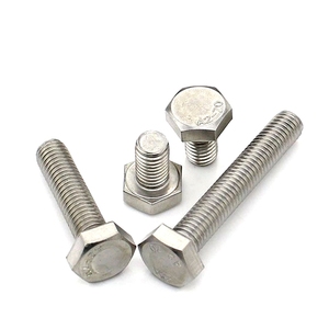 Fijación DIN 931 933 <span class=keywords><strong>Ss</strong></span> Acero inoxidable 304 316 Perno hexagonal B8 B8m - Product Image 2