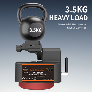 Estabilizador Eléctrico ZIFON PT3000 con Capacidad de Carga de 3.5 kg, Seguimiento de Bucle AB, Disparo Inclinado y Control Remoto Inalámbrico - Product Image 2