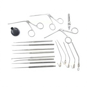 Ensemble d'instruments chirurgicaux vétérinaires en acier inoxydable pour interventions auriculaires chez les animaux, outils manuels réutilisables, certifiés CE - Product Image 3