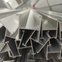 Rail de montage solaire photovoltaïque en aluminium de haute qualité, rails de panneaux solaires, support de montage